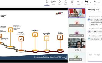 Pelatihan Sinkronus Kompetensi PBJP Level 1 Bersama Yossi Febriani dari LKPP