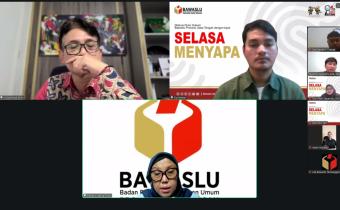 Bawaslu Kabupaten Tegal Ikuti Diskusi Hukum Pasca Pemilu dalam Selasa Menyapa Edisi 16