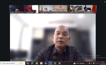 Perkuat Tata Kelola dan Karier ASN, Kepala Sekretariat Bawaslu Kabupaten Tegal Ikuti Rapat Nasional Daring