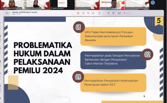 Waspadai Problematika Hukum Pemilu, Bawaslu Kabupaten Tegal Ambil Bagian dalam Konsolidasi Demokrasi