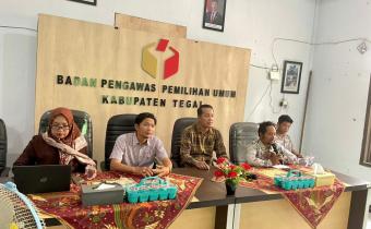 Tindak Lanjut Instruksi Bawaslu RI, Bawaslu Kabupaten Tegal Matangkan Strategi Produksi Konten Prestasi