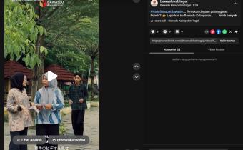 Bawaslu Kabupaten Tegal Unggah Video Edukatif Tolak Politik Uang