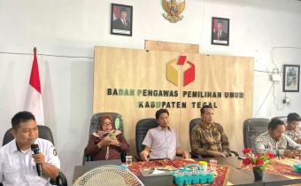 Bawaslu Kabupaten Tegal Gelar Pleno, Siapkan Dokumentasi Video Best Practice dan Capaian Kinerja