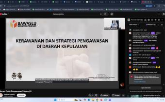 Bawaslu Kabupaten Tegal Ikuti Zoom Literasi Volume 9 “Pojok Pengawasan” Bahas Kerawanan dan Strategi Pengawasan di Daerah Kepulauan