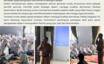 Wakil Kepala SMK NU 1 Slawi Tegaskan Pentingnya Peran Pelajar dalam Pengawasan Pemilu