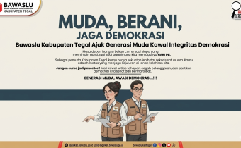 Bawaslu Kabupaten Tegal Ajak Generasi Muda Kawal Integritas Demokrasi