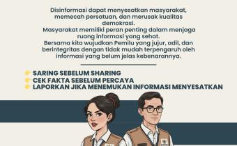 Bawaslu Kabupaten Tegal Ajak Masyarakat Lawan Disinformasi untuk Menjaga Kualitas Demokrasi