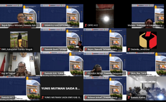 Perkuat Kapasitas SDM, PPPK Bawaslu Kabupaten Tegal Ikuti Rakor Daring Orientasi dan Sosialisasi Pelatihan Sekretariat LMS via Zoom