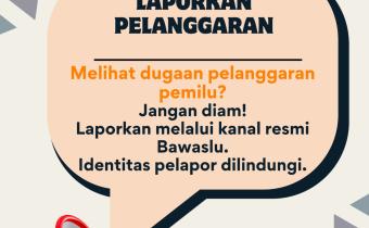 Tingkatkan Partisipasi Masyarakat, Bawaslu Kabupaten Tegal Pastikan Keamanan Identitas Pelapor Pelanggaran