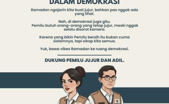 Tanpa Kejujuran, Demokrasi Bisa Runtuh! Bawaslu Kabupaten Tegal Ajak Warga Bawa “Vibes Ramadhan” ke Pemilu