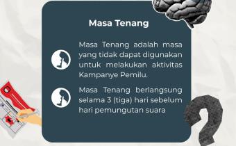 Masa Tenang Jadi Momentum Menjaga Integritas Demokrasi