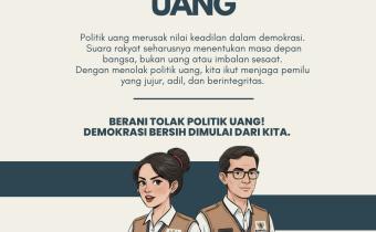 Bawaslu Kabupaten Tegal Ajak Masyarakat Tolak Politik Uang Demi Demokrasi Bersih