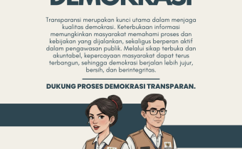 Transparansi Demokrasi, Kunci Membangun Kepercayaan Publik