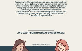 Bawaslu Kabupaten Tegal Ajak Masyarakat Bijak Sikapi Perbedaan Pilihan