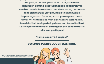 Bawaslu Kabupaten Tegal Ajak Anak Muda Tidak Apatis terhadap Demokrasi