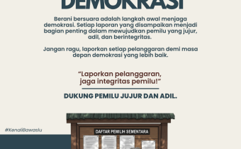 Bawaslu Kabupaten Tegal Ajak Masyarakat Berani Lapor Demi Lindungi Demokrasi