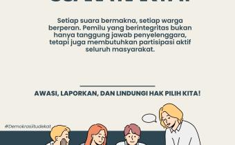 Bawaslu Kabupaten Tegal Ajak Masyarakat Bersama Jaga Suara Rakyat