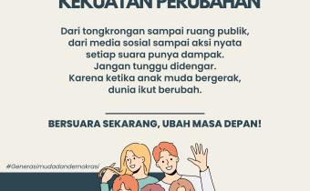 “Suara Anak Muda Itu Kuat”: Bawaslu Kabupaten Tegal Dorong Generasi Muda Jadi Penggerak Perubahan