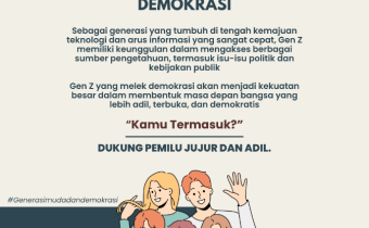 Generasi Muda dan Demokrasi: Gen Z Melek Demokrasi