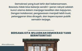 Bawaslu Kabupaten Tegal Dorong Kolaborasi Bersama Rakyat untuk Wujudkan Demokrasi Berintegritas