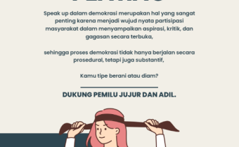 “Speak Up Itu Penting”