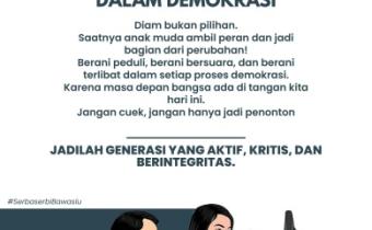 Anak Muda Anti Apatis: Bawaslu Kabupaten Tegal Dorong Generasi Muda Aktif dalam Demokrasi