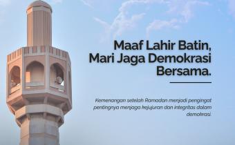 Usai Ramadhan, Bawaslu Kabupaten Tegal Ingatkan: Maaf Saja Tak Cukup, Demokrasi Juga Harus Dijaga!