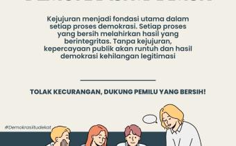 Berani Jujur, Demokrasi Makmur: Bawaslu Kabupaten Tegal Ajak Masyarakat Tolak Kecurangan