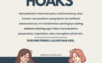 Jangan Jadi Penyebar Hoaks, Bawaslu Kabupaten Tegal Ajak Masyarakat Lebih Bijak Bermedia Sosial