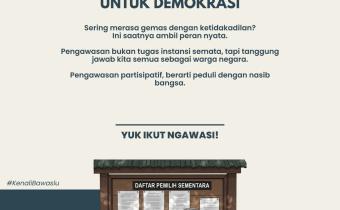 Bawaslu Kabupaten Tegal ajak masyarakat berpartisipasi aktif dalam pengawasan Pemilu