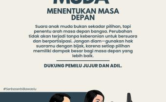 Suara Anak Muda Jadi Penentu Masa Depan, Bawaslu Tegal Ajak Generasi Muda Aktif Berpartisipasi