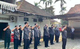 Achmad Marzuki Tekankan Budaya Kerja Positif dan Produktif Dalam Apel Pagi
