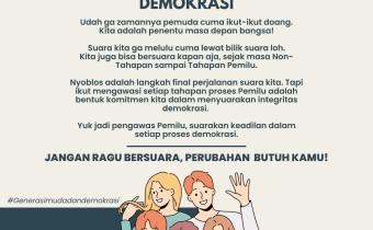 Bukan Sekadar Nyoblos!” — Ini Cara Pemuda Jadi Penentu Arah Demokrasi