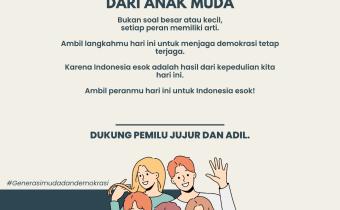 Bawaslu Kabupaten Tegal Ajak Anak Muda Ambil Peran dalam Menjaga Demokrasi