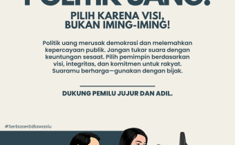 Tolak Politik Uang! Bawaslu Kabupaten Tegal Ajak Warga Pilih Berdasarkan Visi, Bukan Iming-Iming