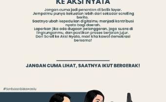 Bawaslu Kabupaten Tegal Ajak Masyarakat Ubah Kebiasaan "Scrolling" Jadi Aksi Nyata Kawal Demokrasi