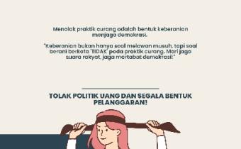 Bawaslu Kabupaten Tegal Ajak Masyarakat Jadi Warga Peduli: "Berani Tolak, Berani Jaga!"