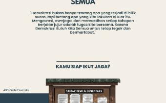 Bawaslu Kabupaten Tegal Ajak Masyarakat Kawal Demokrasi: "Bukan Sekadar di Bilik Suara"