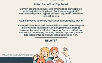 Bawaslu Kabupaten Tegal Ajak Generasi Muda: Jangan Cuma Viral, Tapi Harus Peduli Demokrasi