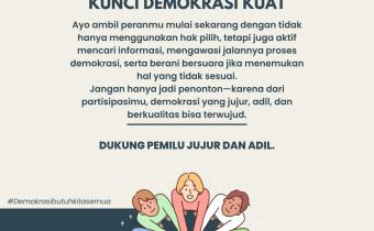Partisipasi Masyarakat Jadi Kunci Demokrasi Kuat, Bawaslu Kabupaten Tegal Ajak Publik Aktif Mengawal Proses Demokrasi