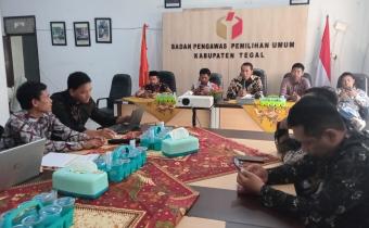 Dukung Monev Keterbukaan Informasi 2026, Bawaslu Kabupaten Tegal Tetapkan DIP Semester I