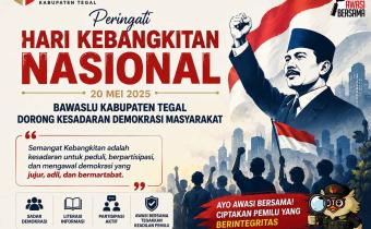 Peringati Hari Kebangkitan Nasional, Bawaslu Kabupaten Tegal Dorong Kesadaran Demokrasi Masyarakat