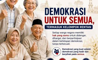 Peringati Hari Lansia, Bawaslu Kabupaten Tegal Dorong Demokrasi Inklusif bagi Kelompok Rentan
