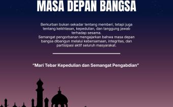Berkorban Demi Masa Depan Bangsa, Bawaslu Kabupaten Tegal Gaungkan Nilai Kepedulian dan Demokrasi dalam Momentum Iduladha