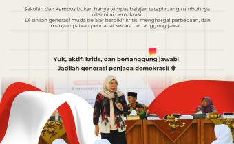 Sekolah dan Kampus Jadi Garda Depan Penguatan Demokrasi