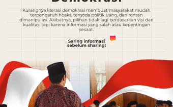 Bahaya Minim Literasi Demokrasi, Bawaslu Kabupaten Tegal Ajak Generasi Muda Lebih Kritis