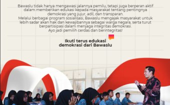 Bawaslu Gencarkan Edukasi Demokrasi kepada Masyarakat