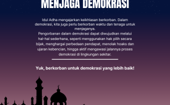 Semangat Berkurban, Semangat Menjaga Demokrasi