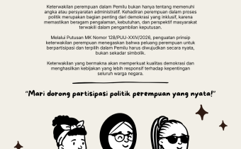 Bawaslu Kabupaten Tegal Tegaskan Keterwakilan Perempuan dalam Pemilu Bukan Sekadar Formalitas