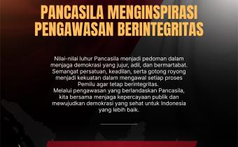 Pancasila Menginspirasi Pengawasan Berintegritas, Bawaslu Kabupaten Tegal Ajak Masyarakat Jaga Demokrasi